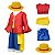 Fantasia Infantil Completa Luffy One Piece - Imagem 2