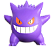 Gengar Pokémon 43cm - Original Bandai - Imagem 1