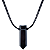 Colar Difusor Lapidado em Ponta Obsidiana - Algodão - Naturezza - Imagem 1