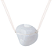 Colar Difusor Pedra Rolada Quartzo Branco - Naturezza - Imagem 1