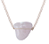 Colar Difusor Pedra Rolada Quartzo Rosa - Naturezza - Imagem 1