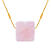 Colar Difusor Minimalista Quartzo Rosa - Banho de Ouro - Naturezza - Imagem 1