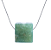 Colar Difusor Minimalista Quartzo Verde - Prata - Naturezza - Imagem 1