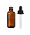 Frasco Conta Gotas 30ml - Tampa preta - Imagem 1