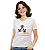 AMO CAMISETA BABY LOOK VISCOLYCRA MANGA CURTA OFF WHITE - Imagem 2
