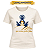 AMO CAMISETA BABY LOOK VISCOLYCRA MANGA CURTA OFF WHITE - Imagem 1