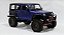 Jeep Wrangler 4 Portas JK Unlimited Azul Midnight Perolizado RTR - Imagem 1