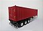 Carreta Trailer Porta Container Vermelha 40ft 3 Eixos - Imagem 1