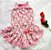 Vestido Gatinhos branco e cor de rosa OMD Oh My Dog - Imagem 1