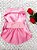 Vestido Pet: Cetim Rosa Claro Laço Com Strass - Imagem 4