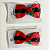Presilha Lacinho Natal Vermelho OMD - OH MY DOG - Imagem 2