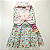 Vestido Pet Princess Emporium Distripet Cor Azul Com Rosas - Imagem 2