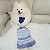 Vestido Pet: Vestido Listrinha Azul E Rosa (Pet Novo Estilo) - Imagem 1