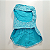 Vestido Pet Verão azul com Florzinha branca e laço - Imagem 3