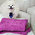 Manta Luxo Pet Sherpa Roxa - Imagem 1