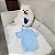 Camiseta Polo Azul Para Pet - Oh My Dog - Imagem 1