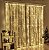 Cortina de led amarela 3M x 3M - Imagem 1