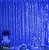 Cortina de Led Azul 3M X 3M - Imagem 1