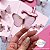 Topo de Bolo: Borboletas transparentes na cor rosa - Imagem 9