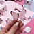 Topo de Bolo: Borboletas transparentes na cor rosa - Imagem 8