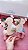 Topo de Bolo: Páscoa coelha com rosa de papel - Imagem 2