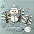 Topo de Bolo: Inverno - Boneco de Neve menino - Imagem 3