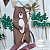Topo de Bolo: Urso boho menino em camadas - Imagem 9