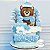 Topo de Bolo: Inverno - Urso em camadas - Imagem 1