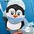 Topo de Bolo: Inverno - Pinguim em camadas - Imagem 6