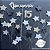 Topo de Bolo: Nome preto, prata e branco com estrelas - Imagem 6