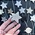 Topo de Bolo: Nome preto, prata e branco com estrelas - Imagem 7