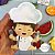 Topo de Bolo: Menino chef com frutas - Imagem 17