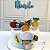Topo de Bolo: Menino chef com frutas - Imagem 1