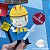 Topo de Bolo: Obras mesversário menino - Imagem 12