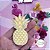 Topo de Bolo: Flamingo Tropical com arranjo de flores - Imagem 3
