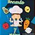 Topo de Bolo: Menino chef com legumes - Imagem 1