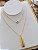 Colar Pingo Folheado a Ouro - Imagem 1