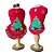 Regata Árvore de Natal Fêmea Malloo – Vermelho – Tamanho PP - Imagem 2