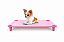 Cama Suspensa Cachorro Acrimet Pequeno Rosa Lavável em Poliéster - Imagem 1