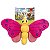 Brinquedo Pelúcia Borboleta Rosa para Cachorro - Imagem 2