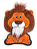 Brinquedo para Cachorro Leão de Pelúcia com Apito Fofos Safari Grande - Imagem 1