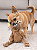 Brinquedo para Cachorro Boi de Corda com Pelúcia Fofos Animais Resistente - Imagem 2