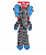 KONG Shakers Crumples Elephant X-Large Brinquedo para Cachorro 52cm - Imagem 3