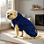 Casaco Jaquard Azul para Cães em Fleece Peluciado com Passa Guia - Mascote Pet - Imagem 3