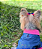 Jaqueta Luna Jeans para Cachorro com Forro Fleece e Passa Guia - Mascote Pet - Imagem 5