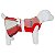Conjunto Flanela Laço Xadrez Vermelho para Chihuahua e Cães Pequenos - Imagem 3