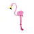 Brinquedo Interativo com Corda Flamingo Rosa para Cães Pequenos - QMonster - Imagem 1