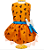 Vestido Vilma para Cães Pequenos | Charme Pré-Histórico, Brilho e Muito Estilo 🧡🦴✨ - Imagem 1