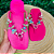 Chinelo Havaianas Decorado Square - Rosa Luxo - Imagem 2