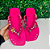Chinelo Havaianas Decorado Square - Rosa Rubi - Imagem 1
